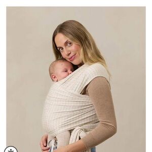 Solly Baby Cream houndstooth Wrap Carrier